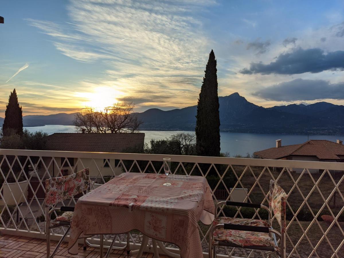 Garda Panoramic House Lejlighed Albisano Eksteriør billede